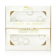 Bracelet and Dish Set- Honey