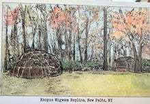 Load image into Gallery viewer, Illustrated Houses Of Huguenot Street Postcard Pack