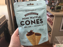 Load image into Gallery viewer, Mini Waffle Cones- Milk Chocolate