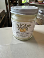 Ginger Pear Citron 7.5 oz Soy Candle