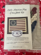 Early American Flag Cross Stitch Kit