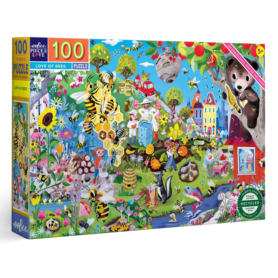Love of Bees 100 pc. Puzzle
