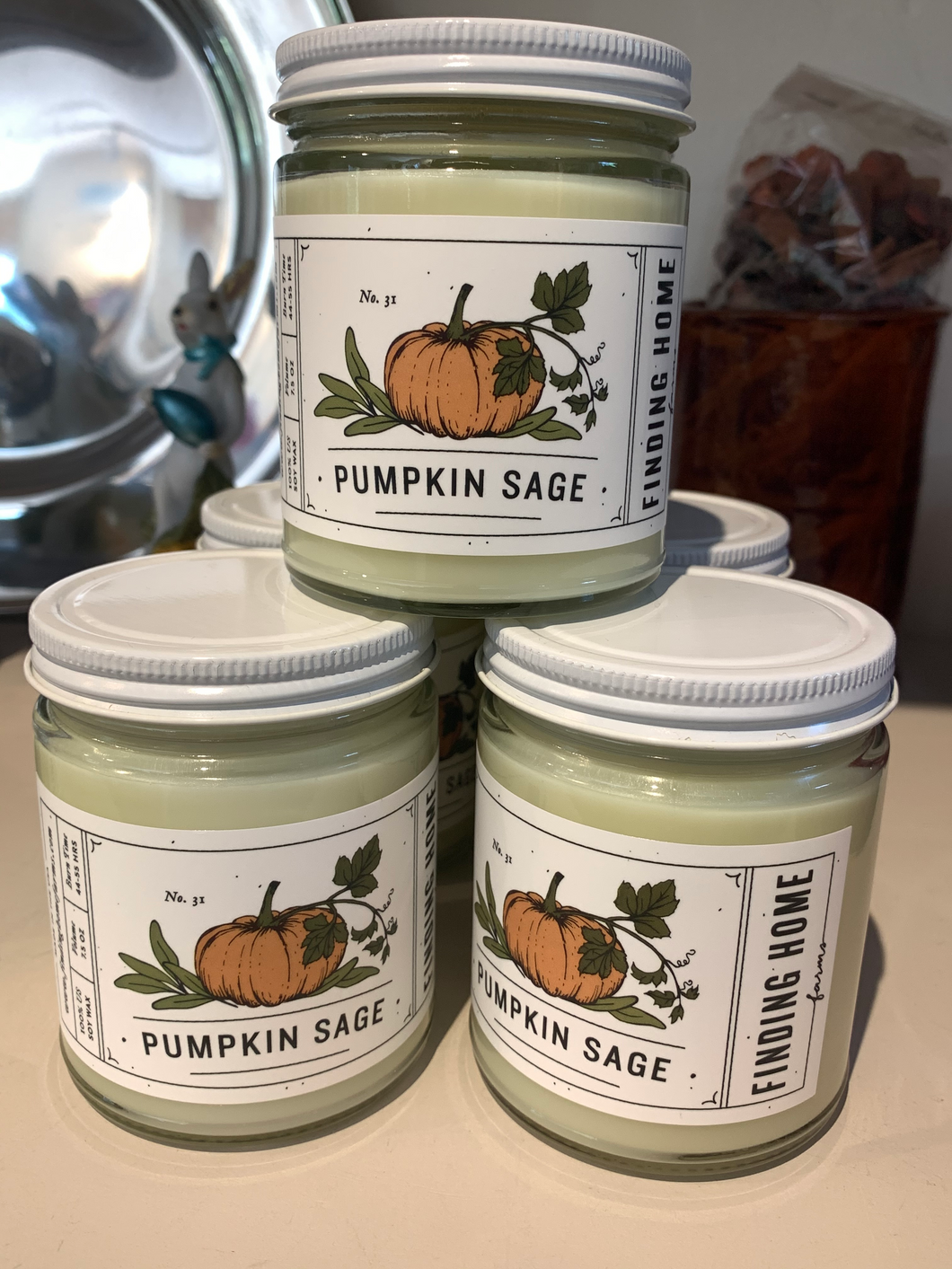 Pumpkin Sage 7.5oz Soy Candle