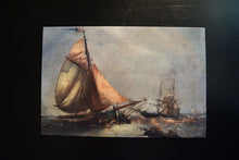 Load image into Gallery viewer, Postcard: Sailboat on Choppy Waters