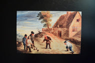 Postcard: Children Playing Game