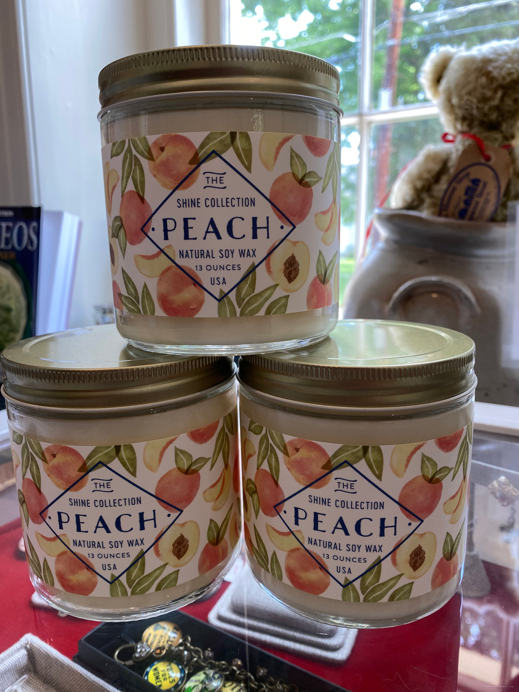 Shine Peach 13 oz Soy Candle