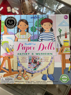 Thoughtful Girl Paper Dolls: Artist and Musician